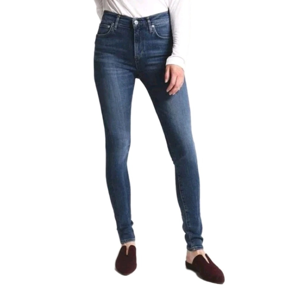 AGOLDE Los Angeles Size 26 Style#A051 B-812 Blue High Rise Jeans Skinny Pants